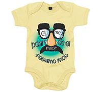 Body bebé El meu padrí és el millor - Amarillo, Talla única 12 meses