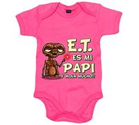Body bebé este es mi papi y mola mucho parodia friki extraterrestre - Rosa, Talla única 12 meses