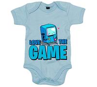 Body bebé Gamers Love The Game - Celeste, Talla única 12 meses