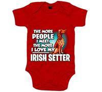 Body bebé I love my Irish Setter raza perro - Rojo, Talla única 12 meses