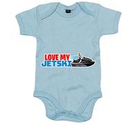 Body bebé I Love My Jetski Jet Ski - Celeste, Talla única 12 meses