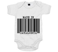 Body bebé Made in Catalunya - Blanco, Talla única 12 meses