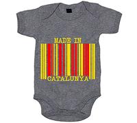Body bebé Made in Catalunya - Gris, Talla única 12 meses