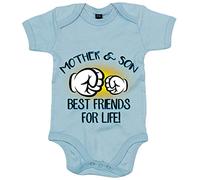 Body bebé Mother And Son Best Friends For Life para hijo - Celeste, Talla única 12 meses