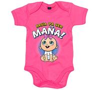 Body bebé nacida para ser Maña del Zaragoza para aficionado al fútbol - Rosa, Talla única 12 meses