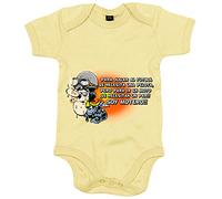 Body bebé para ir en moto se necesita un par soy motero - Amarillo, Talla única 12 meses