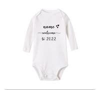 Body Bebe Personalizado,Body Bebe Recien Nacido,Cosas Para Bebes Recien Nacidos,Disfraz Para Bebe,Disfraz De Bebe,Regalo Recien Nacido Niño (18M,blanco)