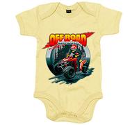 Body bebé Quad Off Road Adventure - Amarillo, Talla única 12 meses