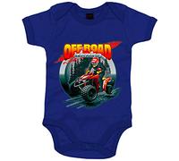 Body bebé Quad Off Road Adventure - Azul Royal, Talla única 12 meses