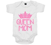 Body bebé Queen Mom - Blanco, Talla única 12 meses