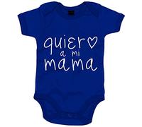 Body bebé Quiero a mi mamá - Azul Royal, Talla única 12 meses
