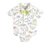 Body Bebe Recien Nacido - Bebé Niños Manga Corta Animados Dinosaurio Impresiones Recién Nacido Monos Ropa De