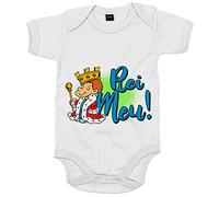 Body bebé Rei meu - Blanco, Talla única 12 meses