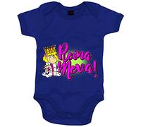 Body bebé Reina meva - Azul Royal, Talla única 12 meses