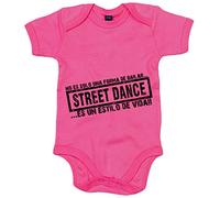 Body bebé Street Dance es un estilo de vida - Rosa, Talla única 12 meses