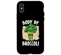 Body by Brócoli Amante Vegano Vegetal Saludable Vegetariano Carcasa para iPhone X/XS