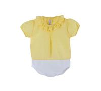 Body camisa manga corta plumeti Amarillo 3M