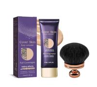 Body Coverage Perfector 2025 Nuevo - Perfeccionador de tez con pincel de cuerpo XL | Maquillaje resistente al agua para cubrir tatuajes, cicatrices e imperfecciones en piernas y cuerpo (1 unidad+B)