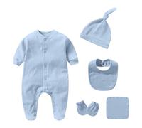 Body de, Conjunto para recién Nacidos, niños y niñas de 0 a 12 Meses, cómodo para Uso Diario Camiseta Chaqueta Deportiva Hombre