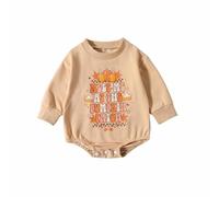 Body de Manga Larga para bebé niña, con Estampado Calabaza y Letras Dibujos Animados Halloween, Conjunto Informal bebés 1 a 12 Meses, cómodo, elástico, Holgado, Ropa Traje De Hombre