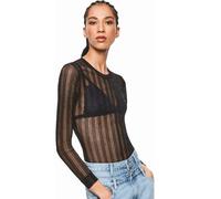 Body de mujer de Pepe Jeans Dua Lipa Katie transparente negro XS