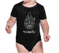 Body de NIÑO Pelicula Espacio 80 Lucas Star Dark Wars Vader Galaxia Guerra 386 3Meses