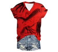 Body de plata con texto en alemán "Mir geht es gut", camiseta con sangre, camiseta con salpicaduras de sangre, Halloween sangrienta, Mir geht es gut, Kostüm Enge Damen Langarm, marrón, XL