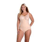 Body di cotone modellante senza ferretto Miss Mary Lovely Lace 95B Beige