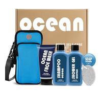 BODY & EARTH Juego de baño y ducha para hombre, 6 piezas, juego de baño para hombre después del entrenamiento, limpia, hidrata, refresca, idea de regalo para el día del padre, día de San Valentín para