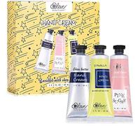 BODY & EARTH # LOVE Juego de Crema de Manos 3 Pieza para Mujeres Juego de Loción de Manos de Manteca de Karité para Manos Secas Tamaño de Viaje con Vitamina E Regalos para Mujeres para Navidad