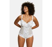 Body envolvente de encaje Arum Mujer Talla 100D. Color Blanco