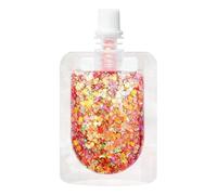 Body Glitter - Face Gel Sequins Face and Body Glitter Makeup, Sparkly Shimmer Cosmetic Glitters Gel for Concerts Music Festivals Parties Prom Holiday Carnival | Long Lasting Glow Makeup for Women Girl