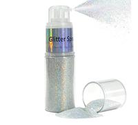 Body Glitter Spray, Shimmer Glow Highlighter Mist, Non Sticky Makeup Paint, for Face Skin Hair Fabric Outfit Costume Women Girls Kids Party Festival Concert Stage Use Radiant Finish