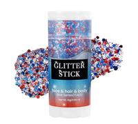 Body Glitter Stick - Waterproof Glow Cosmetics, Smmooth Surrface Eyeshadows Makeups, Long Lasting Festival Highlighters, Ensurre Patriotic Carnivals Sparkles - For Womens Stages Concerts Kids