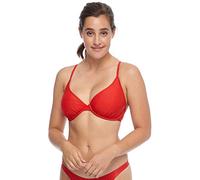 Body Glove Bañador de Mujer Smoothies Solo Solid Underwire D, DD, E, F Cup Bikini Top - Rojo - E