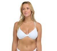 Body Glove Women's Standard Smoothies Solo Solid Underwire D, DD, E, F Cup Bikini Top Swimsuit with Adjustable 2-Way Back Detail, Apricot