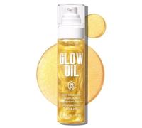 Body Glow Oil, SPF 50 Glitter Brillo Solar Aceite de Protección Solar Loción con pasta de lentejuelas, Crema Hidratante Ligera, No Esponjosa Con Coco, 100 ml
