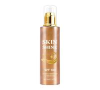Body Glow Oil, Sunscreen Care Cosmetic, Moisturizing Aid with Radiance, Nourishing Lotion with Comfort, 100ml Beauty Supply, Support Pack for Ladies Girls Wives Performers Dancers Vacationers Beach