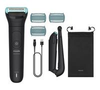 Philips Afeitadora Corporal Series 5000 - Depiladora Masculina con sistema de protección, Recorta y depila las zonas íntimas y la espalda, 100% impermeable, 100 min de autonomía, BG5480/15.