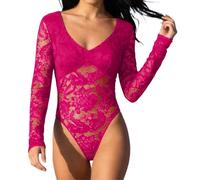 Body Interior Multiuso Encaje Malla Color sólido Mujer
