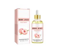 Body Juice Oil Peach Perfect,Body Juice Oil Vanilla,Body Juice Oil Strawberry,Body Juice Oil Mango,Body Juice Cinnamon Bun Body Oil,Wild Plus Beauty Body Juice Oil,Hand Crafted Body Oil. (Peach)
