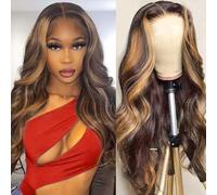 Body Lace human hair 16 inch 13x4 Lace Front Wigs Curly Wig For Black Women