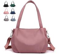 Body Light and Versatile Casual Bag, New All-Weather Nylon, Convertible Shoulder/Crossbody for Gym/Commute (Purple)