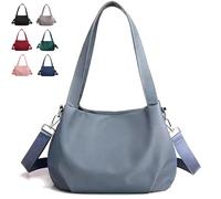 Body Light and Versatile Casual Bag, New All-Weather Nylon, Convertible Shoulder/Crossbody for Gym/Commute (Blue)