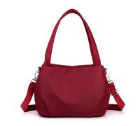 Body Light And Versatile Casual Bag, Sling Crossbody Bag, Waterproof Nylon Crossbody Bags, for Women Daily (Red)