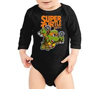 Body Manga Larga de NIÑO Tortugas Ninja Donatello Miguel Angel Rafael Leonardo 013 18Meses