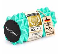 Body & Mind® Mini Rodillo de Fascia - Masaje Muscular 15 x 6 cm | Rodillo compacto con superficie 3D para pies, rodillas y cuello - libera tensión donde otros no llegan