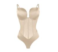 Body Moldeador de Cuerpo de compresión para Mujer, de una Pieza, sin Espalda, con Sujetador, corsé, Ropa Interior Que Adelgaza la Cintura.