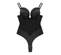 Body Moldeador de Cuerpo para Mujer, Body de compresión de una Pieza sin Espalda con Sujetador, corsé Que Adelgaza la Cintura Debajo del Vestido, Ropa Interior para moldear