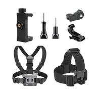 Body Mount Chesty - Secure Elastic Harness, Lightweight Chest Frame | Wearable Camera Holder With Shoulder Support For Running Travel Cycling Adventure Trail Filming Outdoors Movement Recording